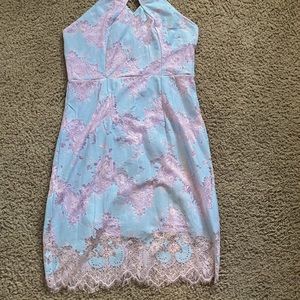 Nice lightblue and purple dresses